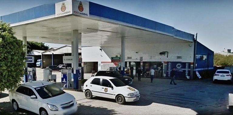 Mesmo com porta giratória, posto é alvo de assaltantes