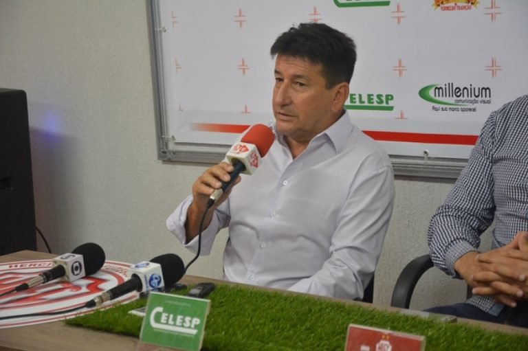 Coletiva de Imprensa no Hercílio Luz apresentou Nasareno Silva, novo Gerente de Futebol