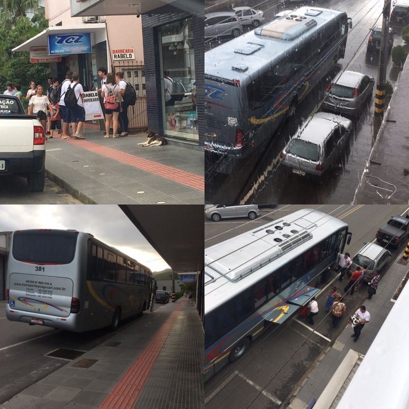 transporte-publico-parada-de-onibus-gera-reclamacao-0 Parada fica a cerca de 200 metros da rodoviária - Foto: Divulgação/Notisul