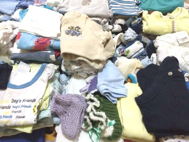 Como a criança cresce rápido demais, muitas mães têm roupinhas em casa   -  Foto: Divulgação/Notisul