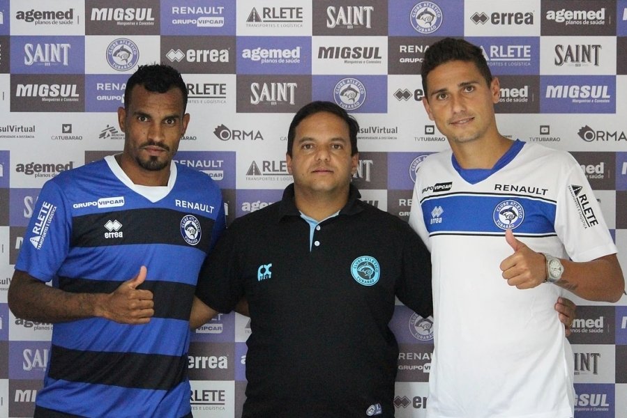 serie-d-atletico-tubarao-apresenta-mais-7-reforcos-0 Grafite, Julio Rondinelli e Jorge Miguel - Foto: Divulgação/Notisul