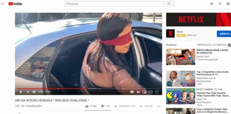 #BirdBoxChallenge