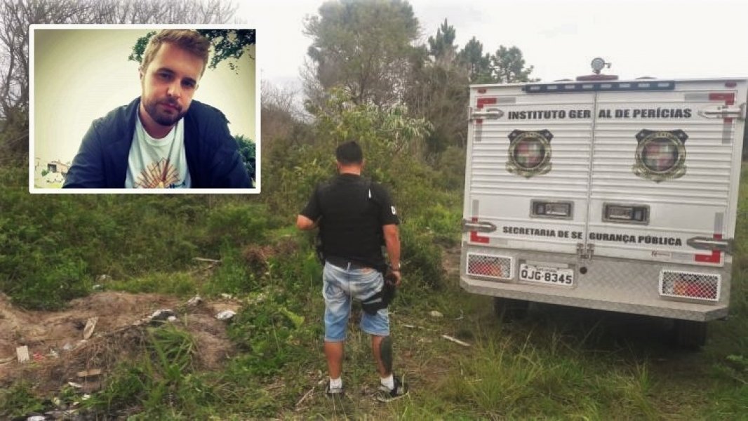 policia-esclarece-assassinato-de-motorista-de-uber-1 Foto grande: André Luiz/Agora Laguna; Foto detalhe: Arquivo pessoal/Divulgação