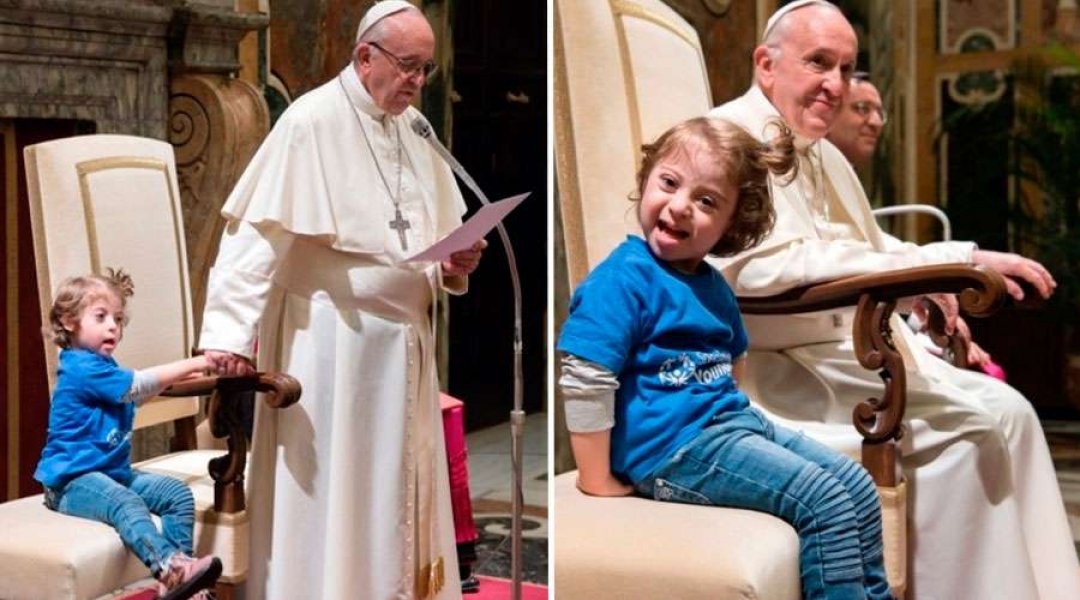 imagem-de-carinho-do-papa-francisco-com-crianca-com-sindrome-de-down-e-destaque-na-rede-1