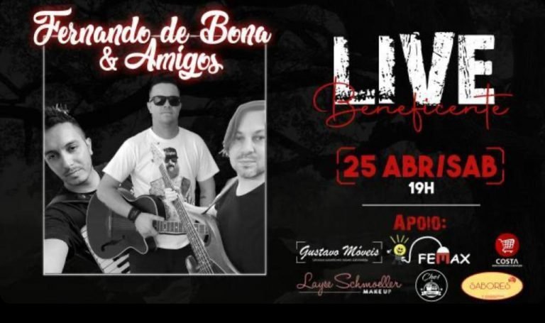 Fernando de Bona e Amigos fazem live para arrecadar doações a famílias carentes de Capivari de Baixo e região Fernando de Bona e Amigos fazem live para arrecadar doações a famílias carentes de Capivari de Baixo e região