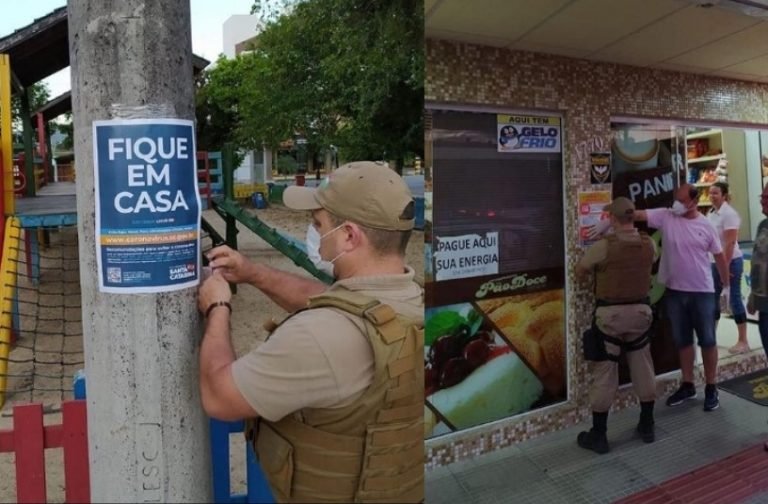 PM de Braço do Norte intensifica fiscalização no combate ao coronavírus