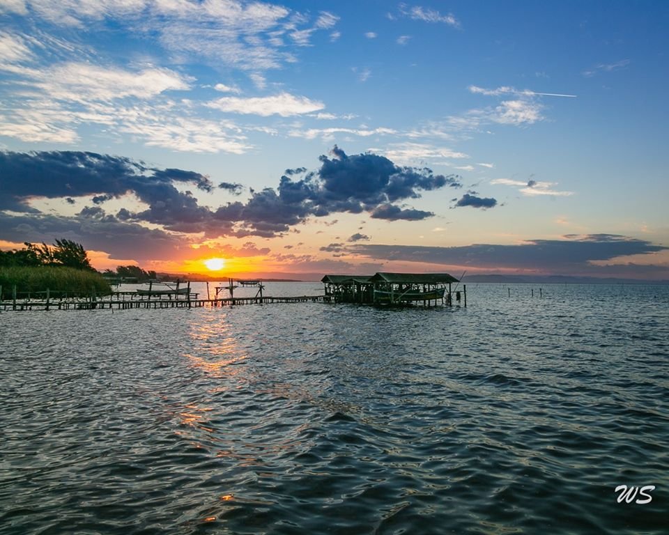 Por do sol Jaguaruna - foto Wilson Schuelter