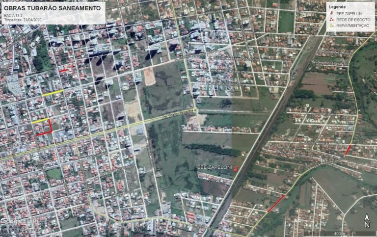 Ruas de Tubarão serão interditadas nesta terça para obras de implantação do sistema de tratamento de esgoto Ruas de Tubarão serão interditadas nesta terça para obras de implantação do sistema de tratamento de esgoto