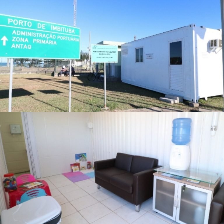 SCPar Porto de Imbituba instala bases de apoio às famílias de caminhoneiros