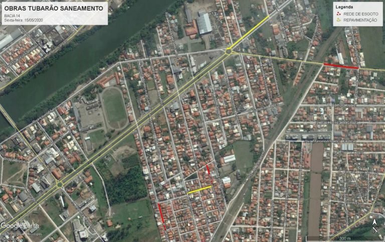 Confira o cronograma de obras da Tubarão Saneamento desta sexta-feira (15) Confira o cronograma de obras da Tubarão Saneamento desta sexta-feira (15)