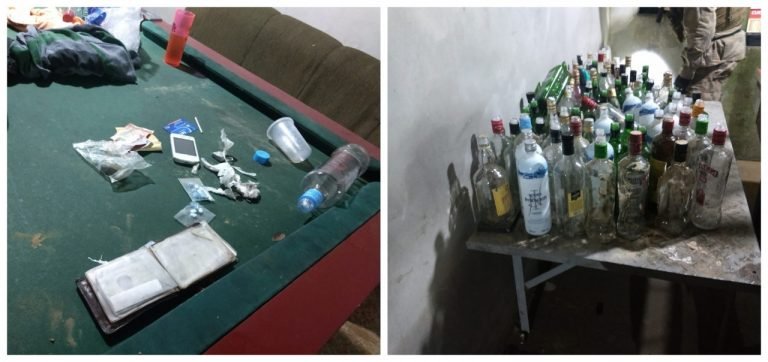 Quarentena: Polícia Militar apreende drogas durante festa com cerca de 150 pessoas em Jaguaruna