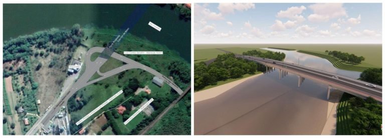 Amurel entrega projeto de ponte que liga Tubarão e Capivari de Baixo e Governador afirma ter recursos para a obra