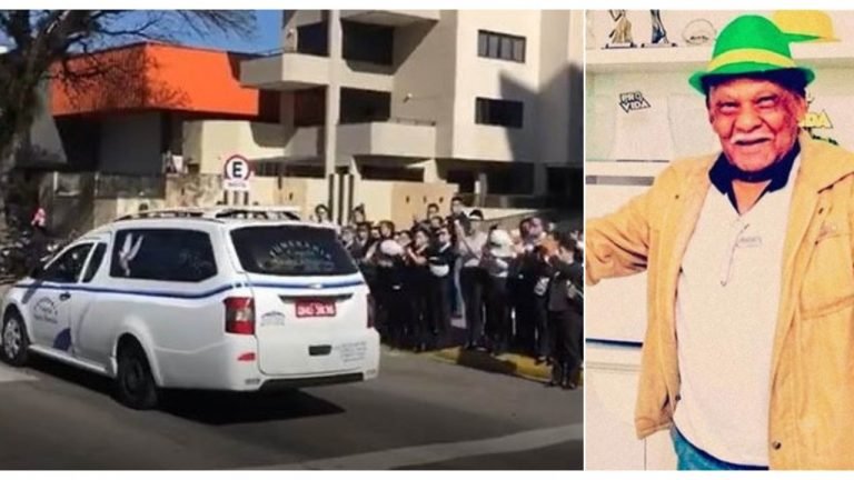 Sonera recebe as últimas homenagens dos amigos antes de ser sepultado