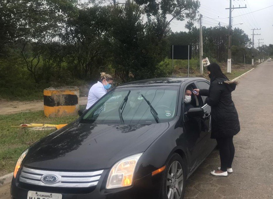 Imbituba realiza barreiras móveis até amanhã (7) para a prevenção da Covid-19