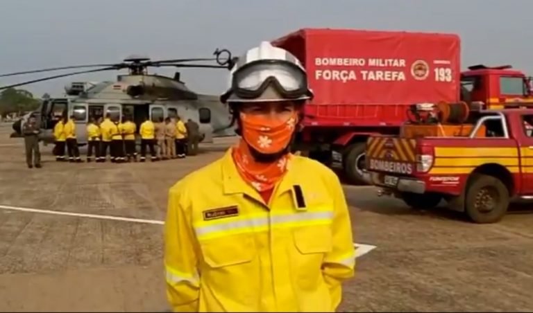 Bombeiros Militar de SC têm seu primeiro dia na Operação Pantanal Bombeiros Militar de SC têm seu primeiro dia na Operação Pantanal