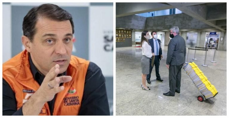 Governardor Moisés é notificado sobre o 2º processo de impeachment Governardor Moisés é notificado sobre o 2º processo de impeachment