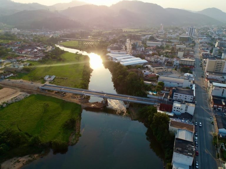 Inauguração da nova ponte de Braço do Norte é suspensa por causa da Covid-19