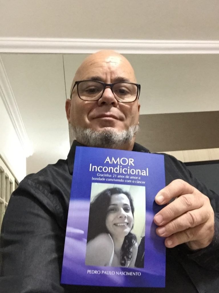 Pedro Paulo Nascimento lança livro para homenagear a esposa Gracinha, que conviveu com câncer durante 21 anos