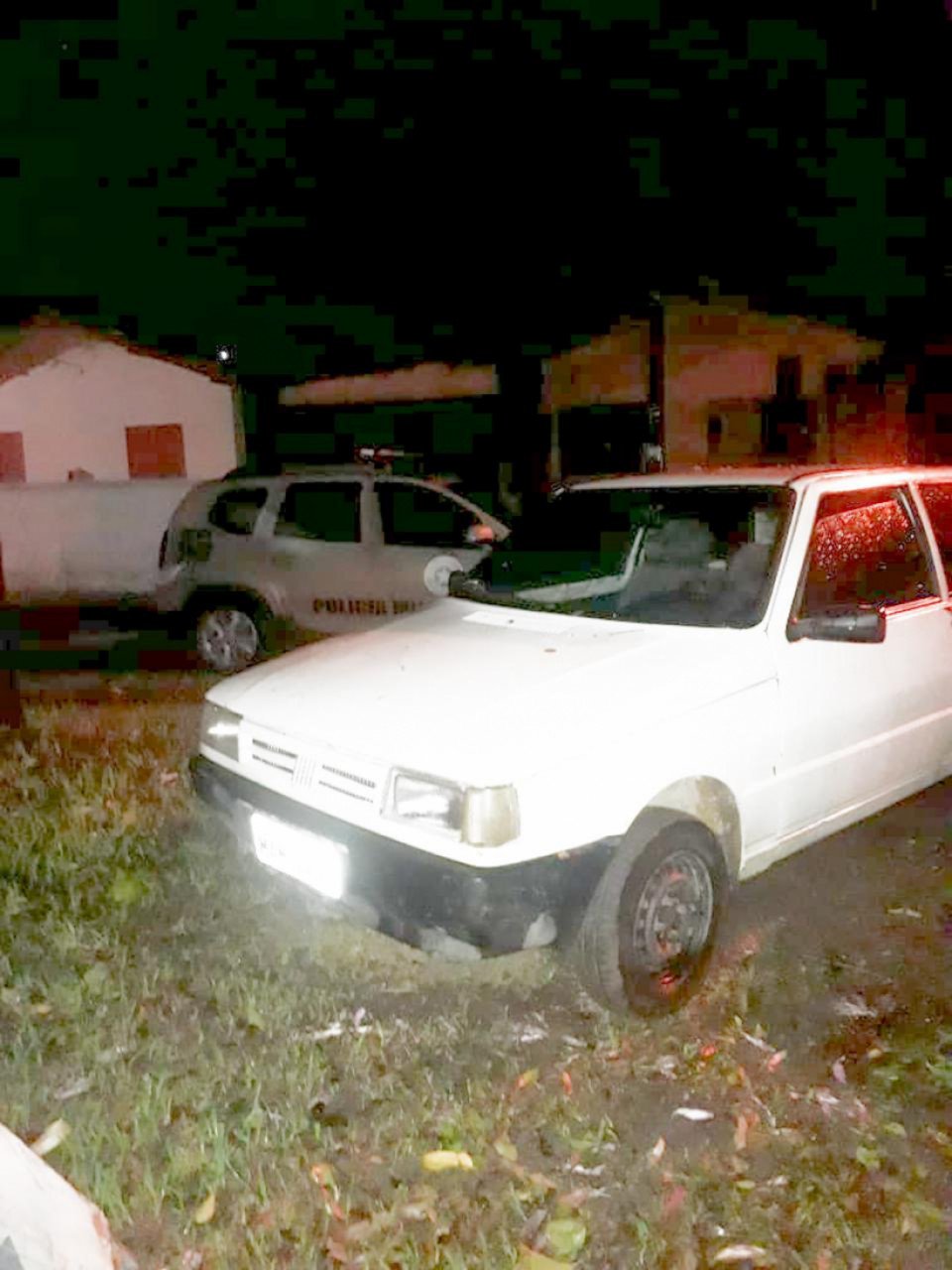 Veículo roubado é recuperado, em Tubarão