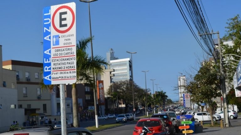 Estacionamento Rotativo de Tubarão está suspenso a partir desta terça-feira