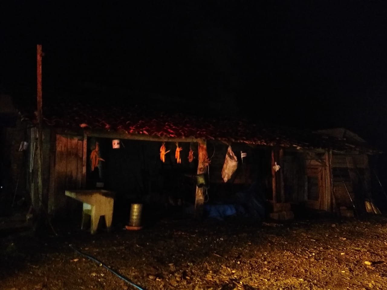 Incêndio em residência (galpão)