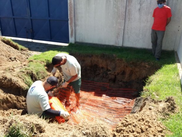 Vestígios arqueológicos são encontrados durante escavação das obras do Sistema de Esgotamento Sanitário de Laguna