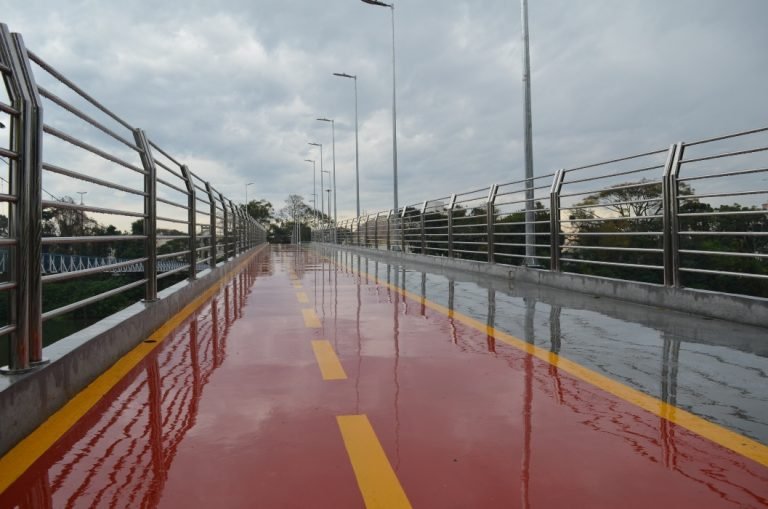 Passarela estará interditada nesta quinta-feira para gravação de vídeo do Coral Municipal de Tubarão
