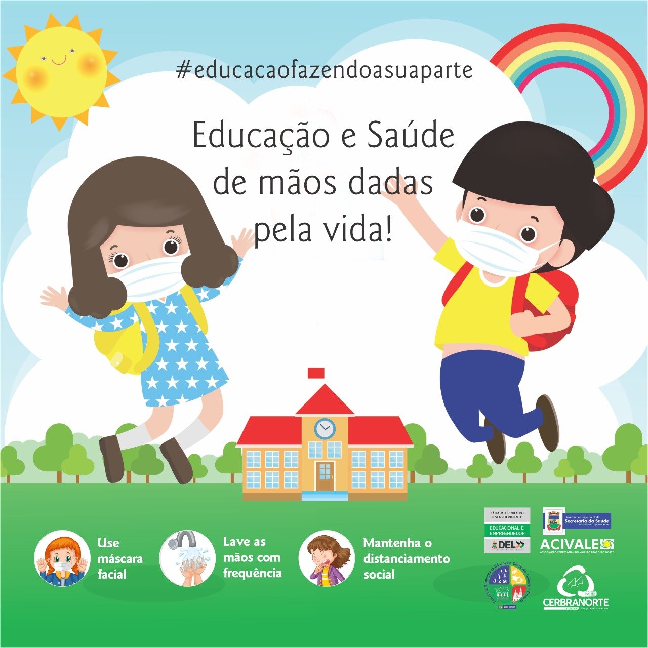 Campanha de conscientização contra a Covid-19 é lançada em Braço do Norte