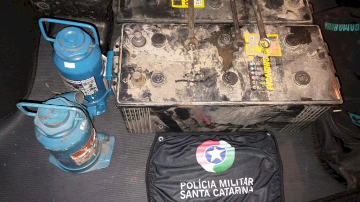 Dupla é presa após furto à transportadora em Criciúma