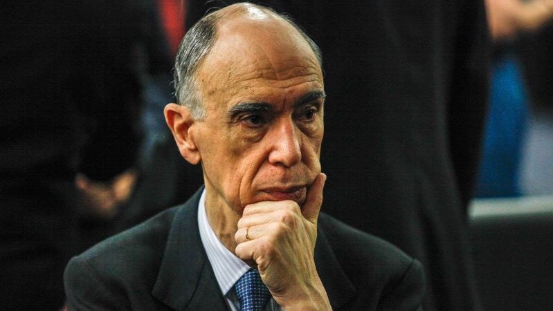 Ex-vice-presidente do Brasil Marco Maciel morre aos 80 anos #Pracegover Na foto, Marco Maciel aparece sério e com a mão no rosto