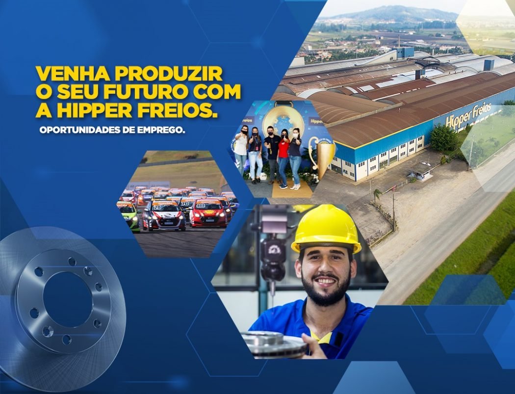 Hipper Freios oferece oportunidade de trabalho e amplia recrutamento para Tubarão e Capivari de Baixo