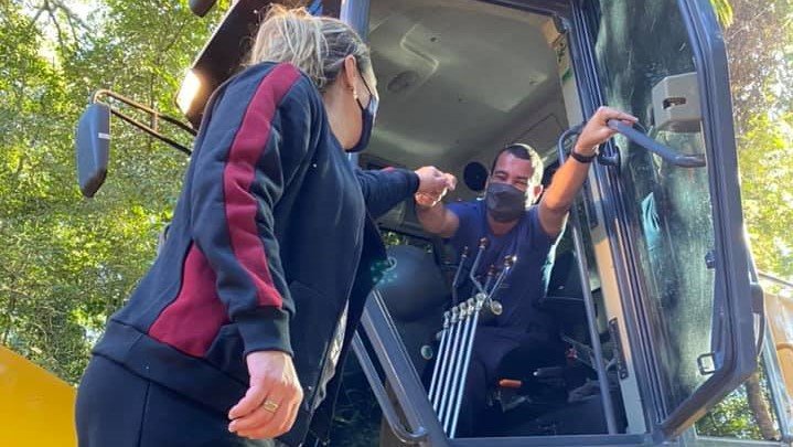 Prefeita em exercício de BN solicita projeto para reforma da Escola Professor Antônio Rohden