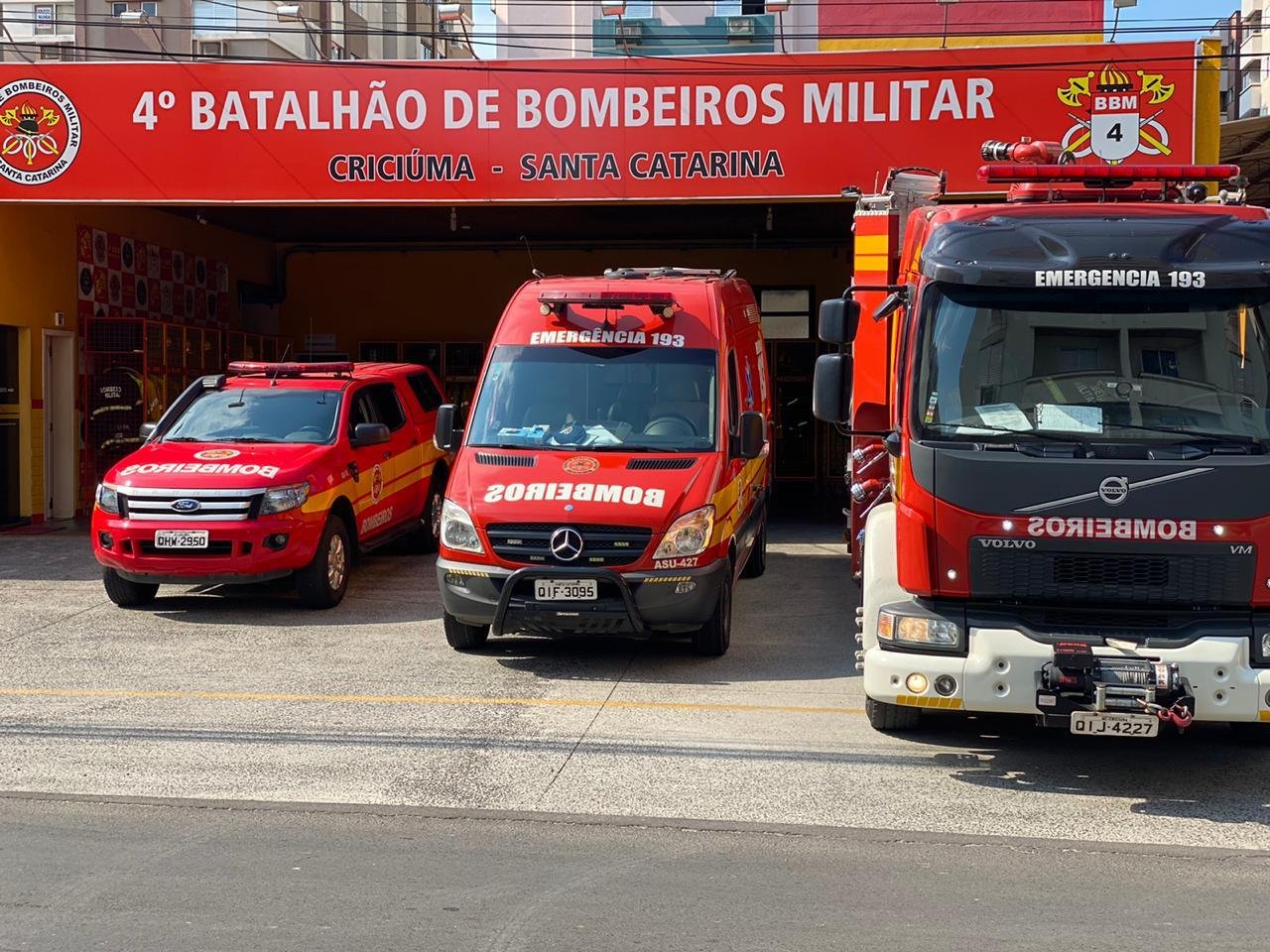 Bombeiros Militar atendem mais de 6 mil ocorrências em 2021, em Criciúma