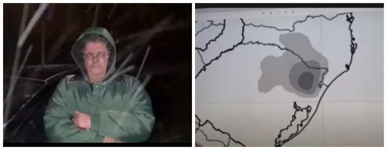 Neve intensifica em São Joaquim e há registro de acumulados e ventos fortes