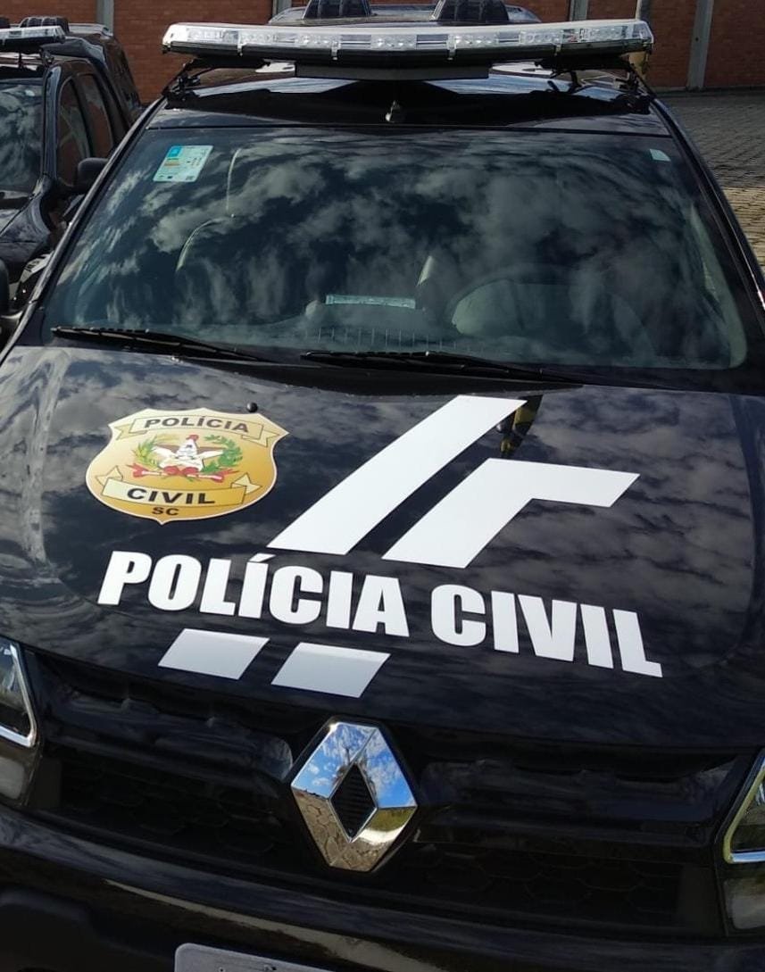 viatura pc #Pracegover Foto: na imagem há uma viatura policial