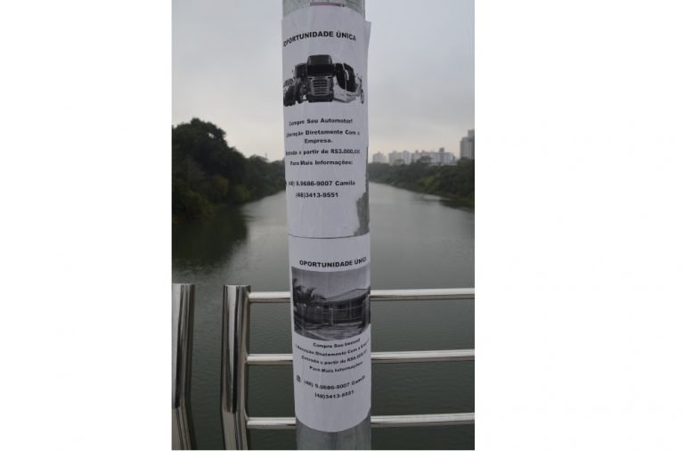 Propagandas irregulares serão alvo de operação de fiscalização em Tubarão