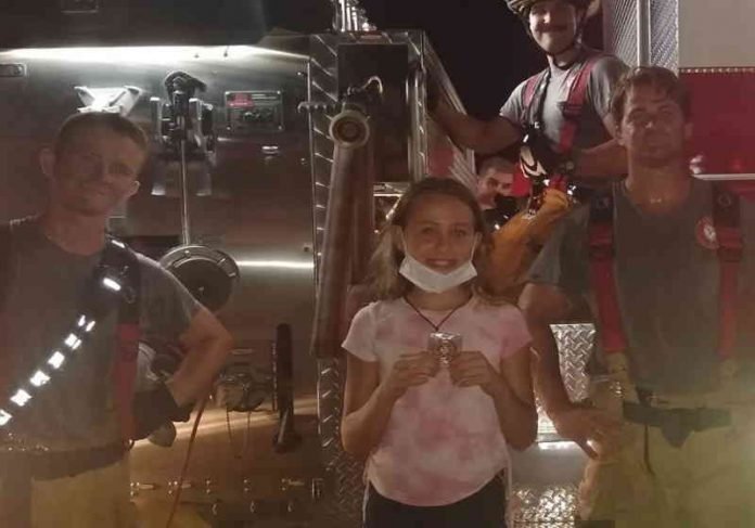 Menina de 11 anos salva filhote de cachorro de incêndio na casa do vizinho