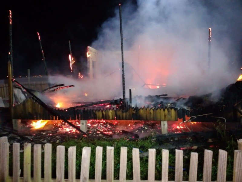 incendio #Pracegover foto: na imagem há um incêndio
