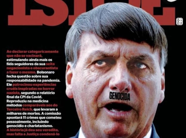 Revista compara Bolsonaro a Hitler e causa polêmica na web