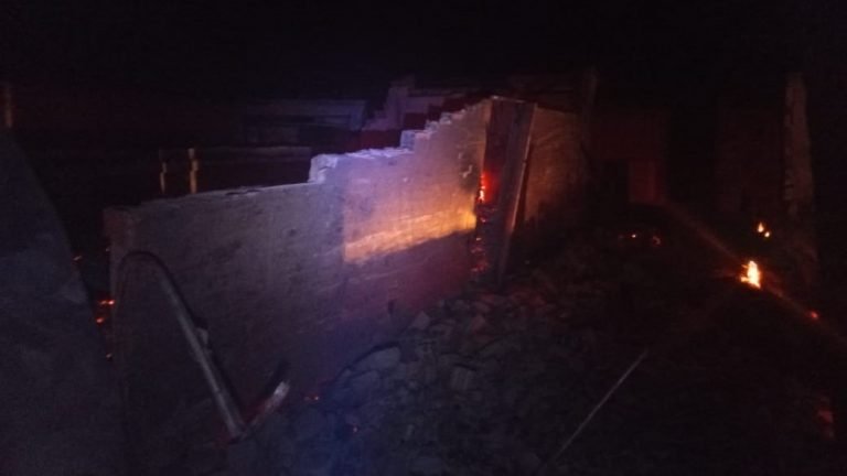 Incêndio destrói estufas no bairro Invernada, em Grão-Pará