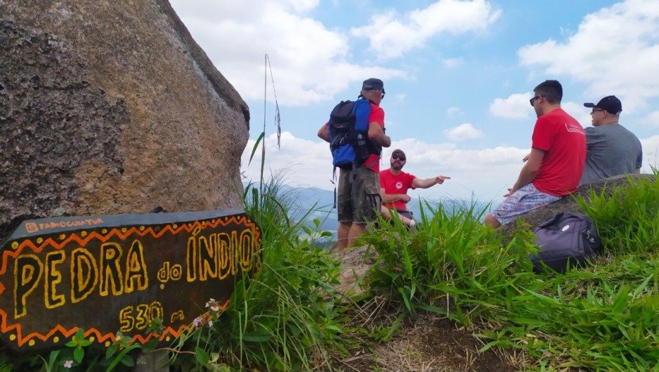 Pedra do Índio, em Gravatal, atrai trilheiros de Criciúma