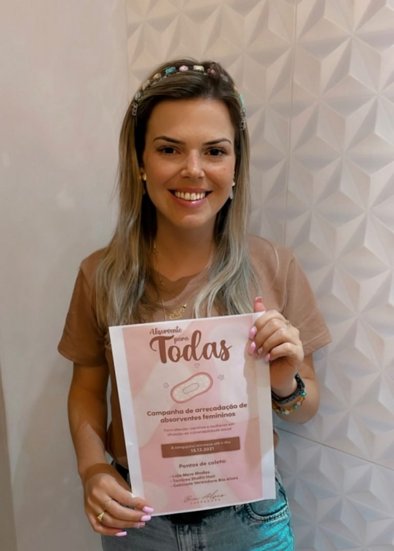 Campanha incentiva arrecadação de absorventes para combate à pobreza menstrual
