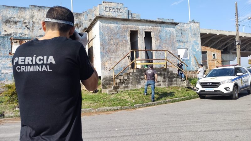 Homem é encontrado morto na antiga estação ferroviária, em Laguna