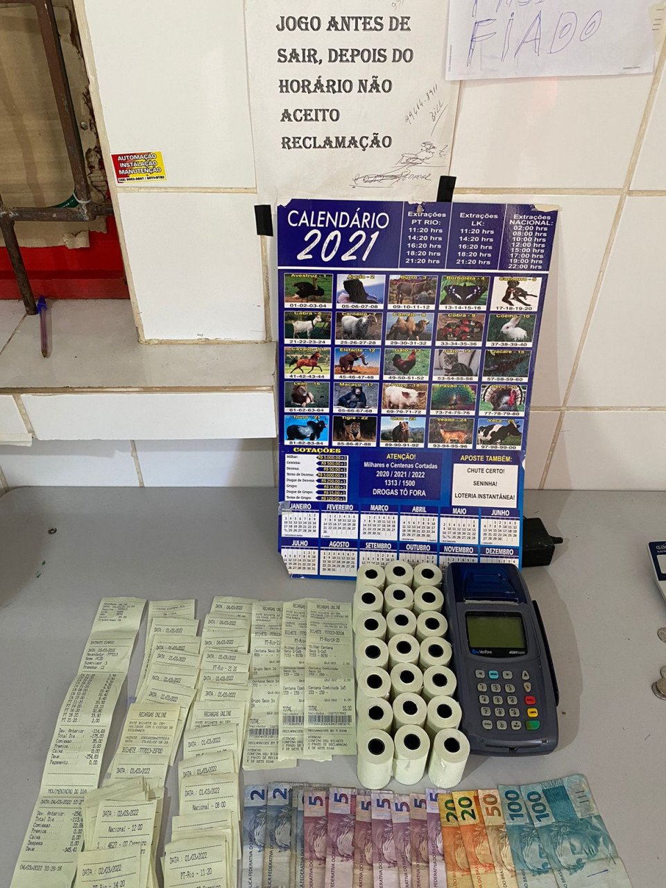 Homem é detido pela prática de 'jogo do bicho' em Imbituba