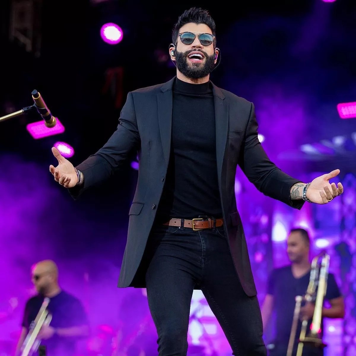 Gusttavo Lima #ParaTodosVerem Na foto, o cantor sertaneja Gusttavo Lima