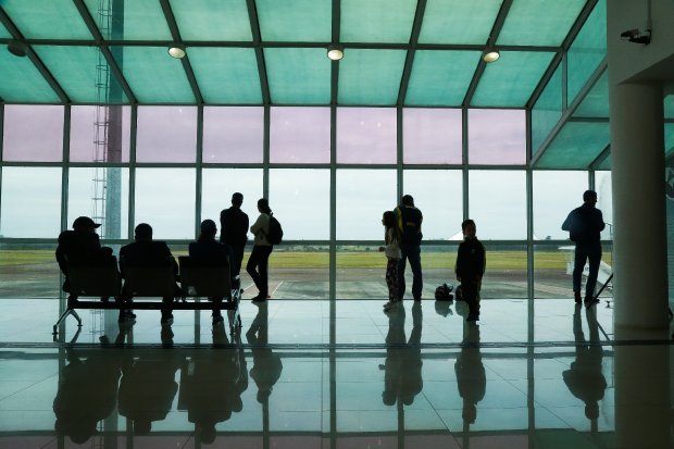 Aero Jaguaruna #ParaTodosVerem Na foto, o sangão superior do Aeroporto Regional Sul Humberto Ghizzo Bortoluzzi, em Jaguaruna