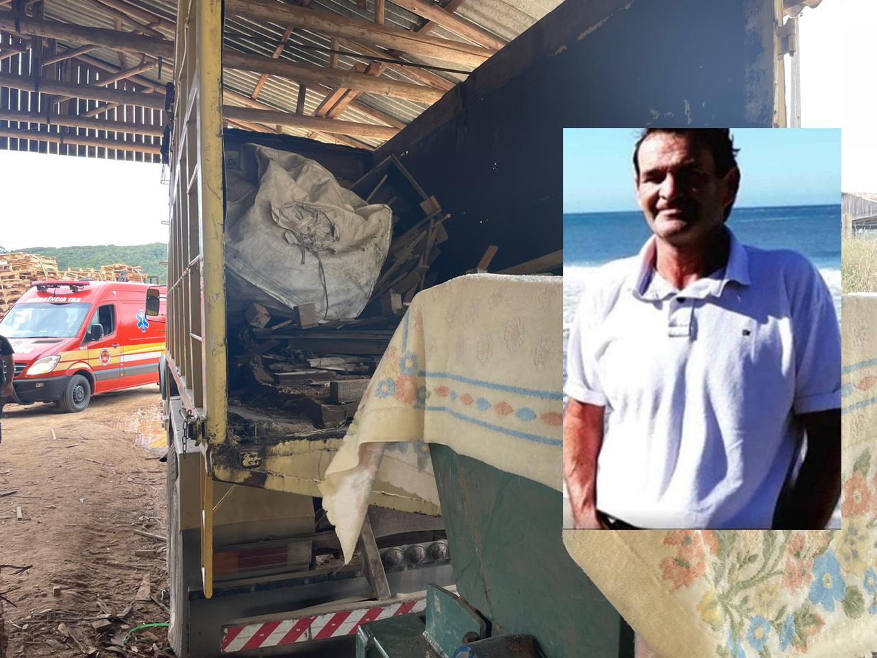 Trabalhador cai de cabeça em triturador e tem morte instantânea, em São Ludgero