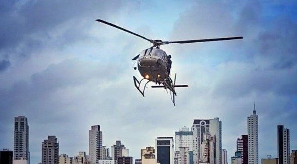 Youtuber é preso após gravar simulação de assalto e mobilizar viaturas e helicóptero da PMSC