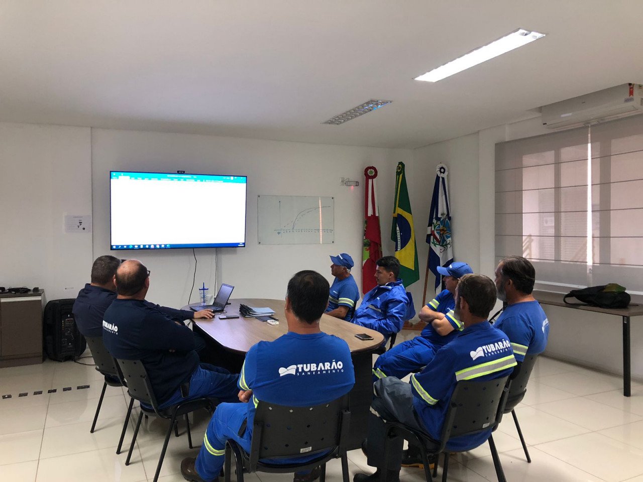 Tubarão Saneamento promove treinamento de padronização de atividades operacionais