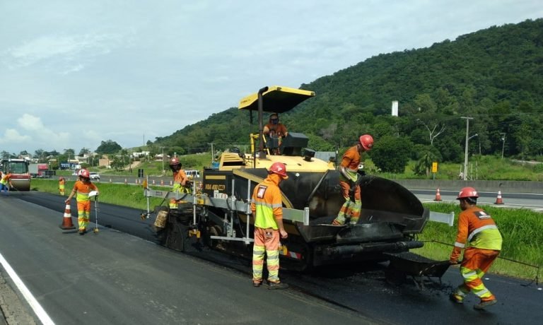 CCR ViaCosteira informa cronograma semanal de obras na BR-101 Sul/SC
